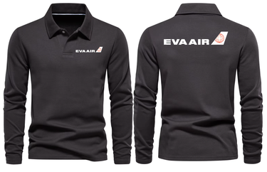 EVAAIR LONG SLEEVE POLO